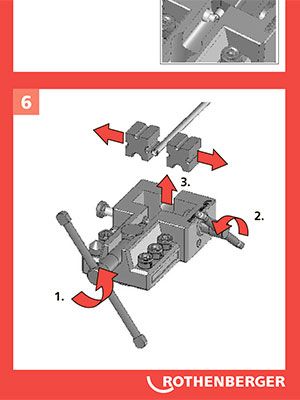 компоновочная схема для устройства для развальцовки db 10
