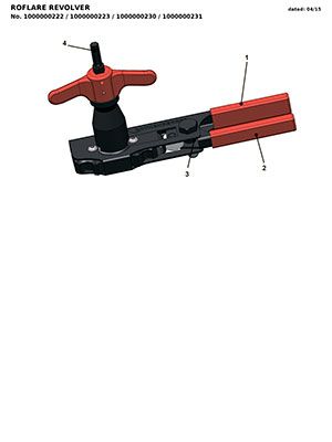 компоновочная схема для развальцовщика roflare revolver (рофлэйр револьвер)