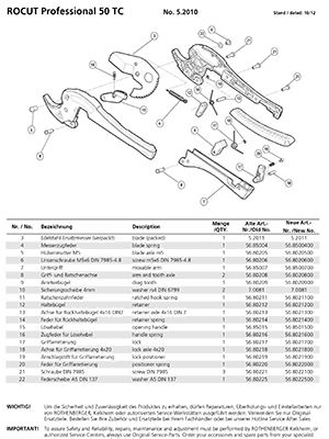 компоновочная схема для rocut 50 тс professional