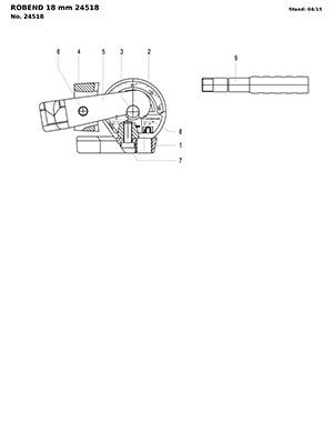 компоновочная схема для универсального трубогиба robend 18 мм
