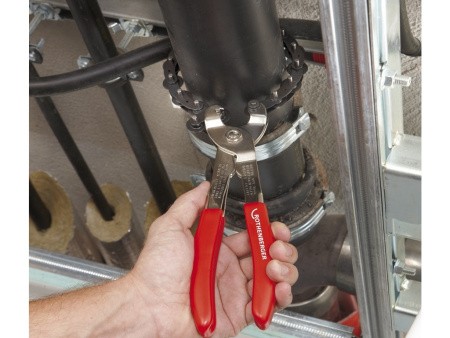 Цепной труборез, применение